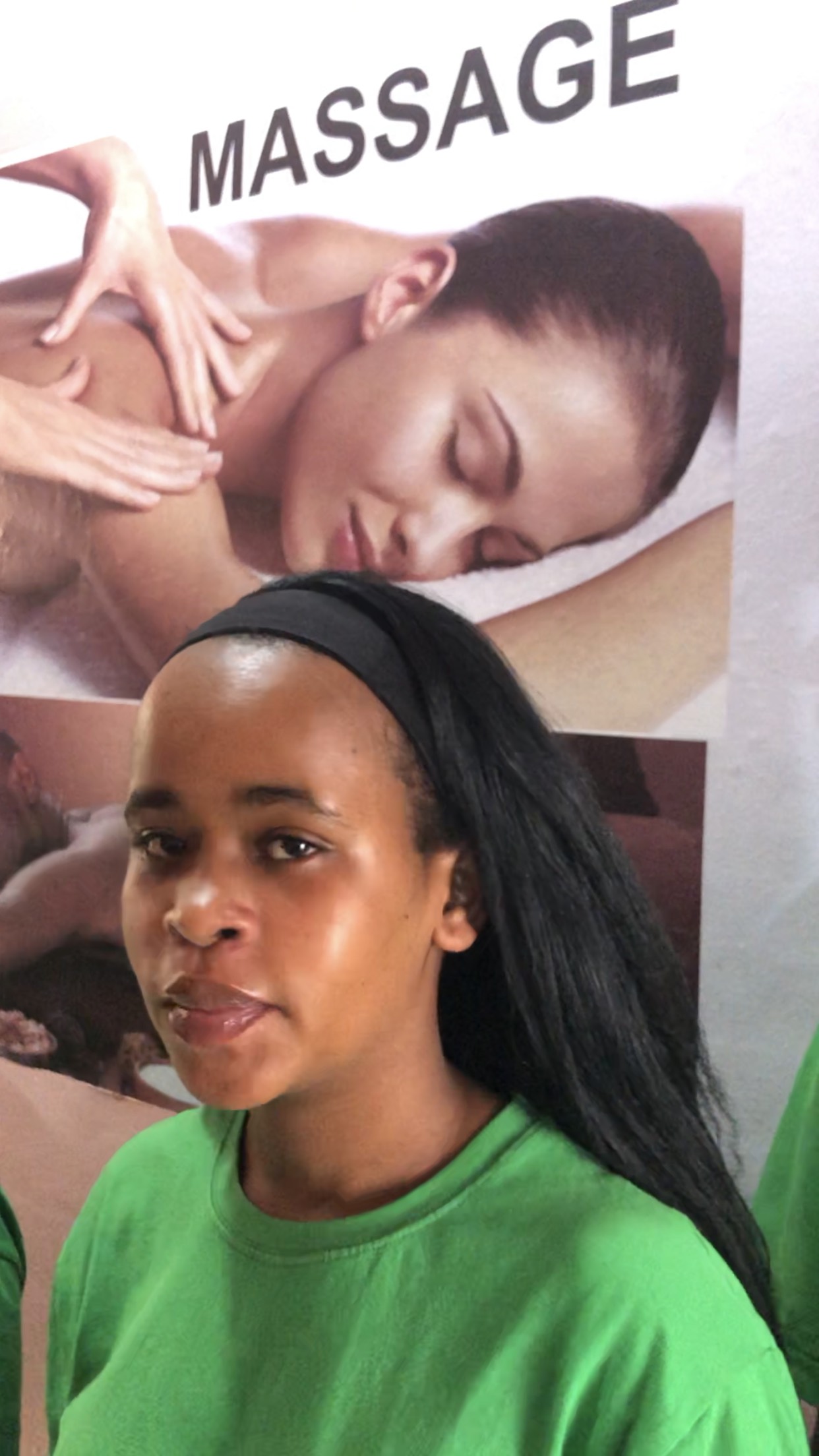 Students and teacher at Belasi Saloon School Rwanda learning and practicing beauty and TVET skills under the guidance of Epiphanie MUKAYIRANGA.