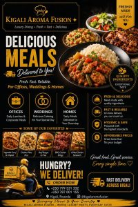 KIGALI AROMA FUSION: Where Luxury Meets Everyday Taste