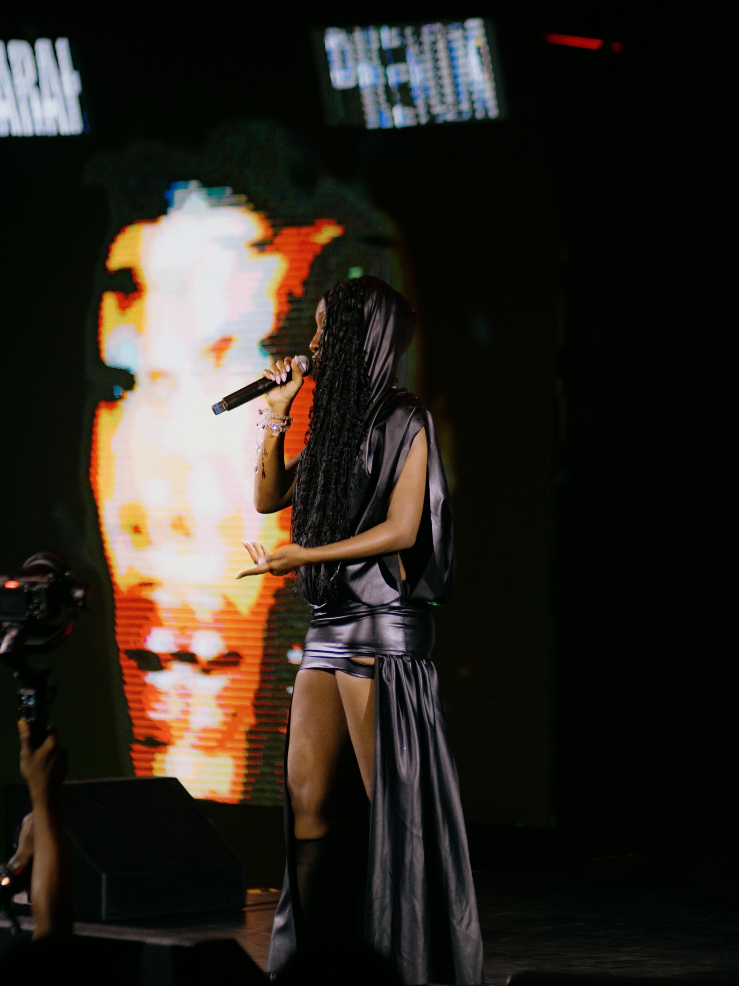 Saràh Phenom on stage in BK Arena.